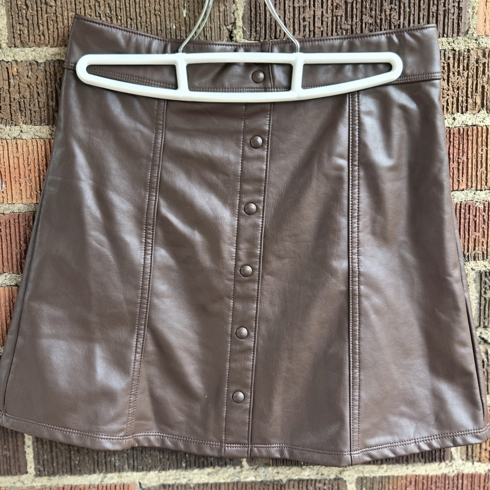 Abercrombie Kids Brown Tan Mini A-line Skirt